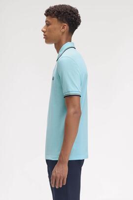 POLO TWIN TIPPED M3600 Y57 MINT BLUE / MINT OLIVE / FRENCH N