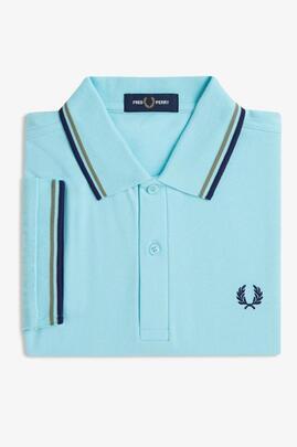 POLO TWIN TIPPED M3600 Y57 MINT BLUE / MINT OLIVE / FRENCH N