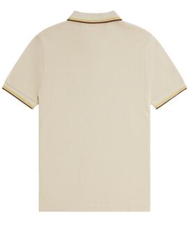 POLO TWIN TIPPED M3600 Y56 OATMEAL / CHAMPION`S GOLD / SHADE