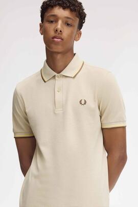 POLO TWIN TIPPED M3600 Y56 OATMEAL / CHAMPION`S GOLD / SHADE