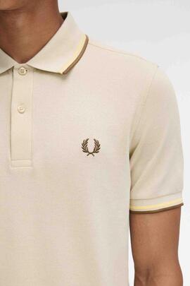 POLO TWIN TIPPED M3600 Y56 OATMEAL / CHAMPION`S GOLD / SHADE