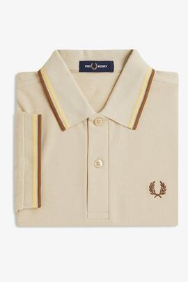 POLO TWIN TIPPED M3600 Y56 OATMEAL / CHAMPION`S GOLD / SHADE