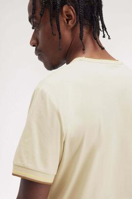 CAMISETA TWIN TIPPED M1588 Y56 OATMEAL / CHAMPION`S GOLD / S