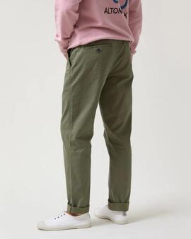 PANTALÓN JOGGER LIGERO CON CORDÓN VERDE CAQUI