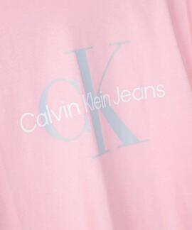 CAMISETA CK HERO MONOLOGO ROSA