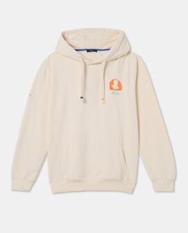 SUDADERA CON CAPUCHA DESIERTO BLANCO ROTO
