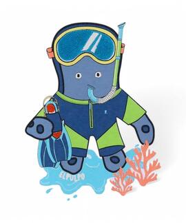CAMISETA ESTAMPADO ELPULPO SNORKEL BLANCO PURO