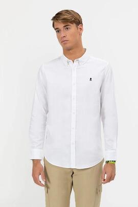 CAMISA OXFORD CUELLO BOTÓN BLANCA