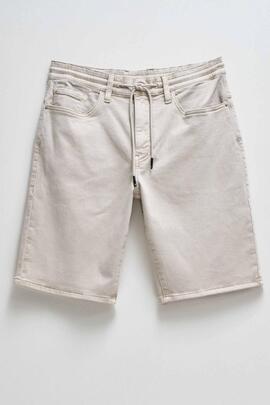 BERMUDA JOGGER S-ACTIV WASHED COLORS BEIGE