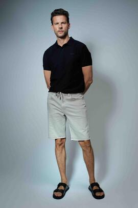 BERMUDA JOGGER S-ACTIV WASHED COLORS BEIGE