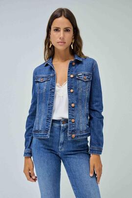 CAZADORA VAQUERA SLIM FIT EN DENIM AZUL