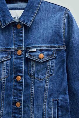 CAZADORA VAQUERA SLIM FIT EN DENIM AZUL