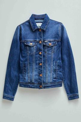 CAZADORA VAQUERA SLIM FIT EN DENIM AZUL
