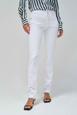 PANTALÓN VAQUERO SECRET SLIM HIGH RISE PUSH IN BLANCO