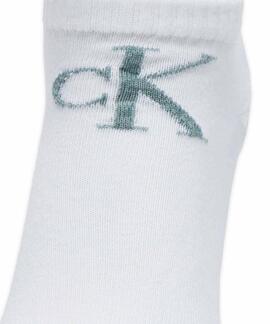 PIMKIES DE MUJER CK SNEAKER RUNFREE 2 PARES AZUL Y BLANCO