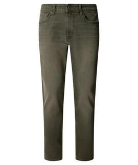 PANTALÓN VAQUERO DE HOMBRE STANLEY TAPER FIT VERDE CAQUI