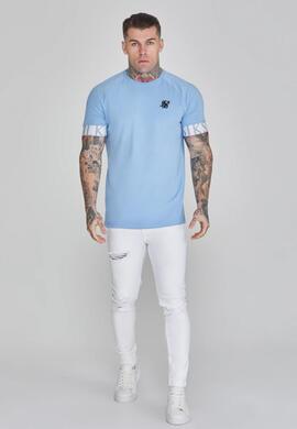 CAMISETA MANGA CORTA TECH T-SHIRT CELESTE