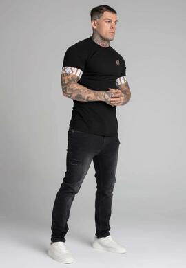 CAMISETA MANGA CORTA TECH T-SHIRT NEGRA