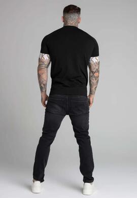 CAMISETA MANGA CORTA TECH T-SHIRT NEGRA