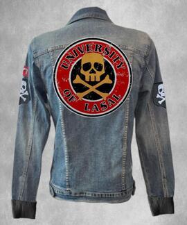 CAZADORA VAQUERA DE HOMBRE LASAL UNIVERSITY DENIM AZUL