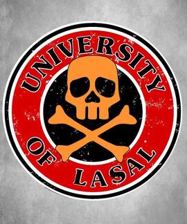 CAZADORA VAQUERA DE HOMBRE LASAL UNIVERSITY DENIM AZUL