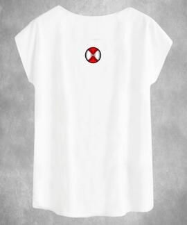 CAMISETA DE MUJER LASAL DAY DEAD BLANCA