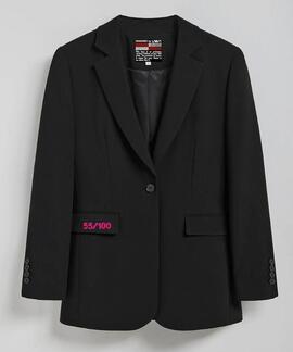 AMERICANA DE MUJER LASAL UNICORNIO NEGRA