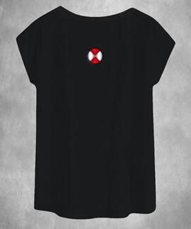 CAMISETA DE MUJER LASAL FRY NEGRA