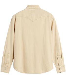 CAMISA VAQUERA LEVI'S® BARSTOW WESTERN GRASS IS GREEN KHAKI