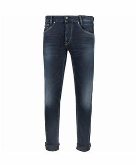 PANTALÓN VAQUERO SPIKE REGULAR FIT E52 BLACK & BLUE