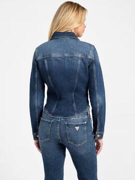 CAZADORA VAQUERA ANNALISE SHACKET SLIM FIT DENIM AZUL