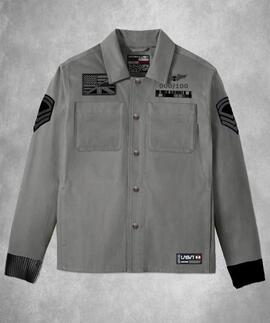 SOBRECAMISA DE HOMBRE LASAL BLACK HAWKS GRIS