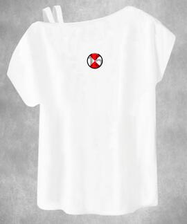 CAMISETA DE MUJER LASAL UNICORNIO BLANCA