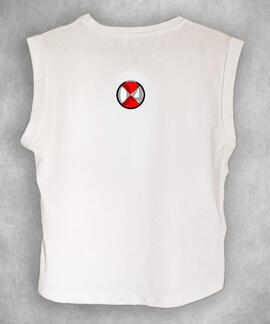CAMISETA DE MUJER LASAL MONEY BLANCA
