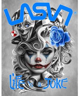 CAMISETA DE MUJER LASAL JOKE BLANCA