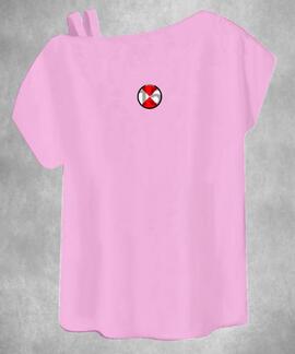 CAMISETA DE MUJER LASAL BAD PARTY ROSA