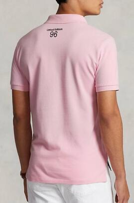 POLO DE HOMBRE LASAL UNIVERSITY ROSA