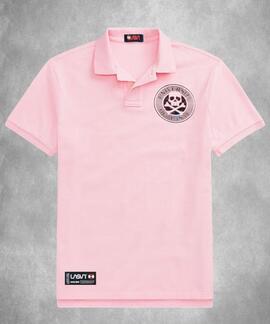 POLO DE HOMBRE LASAL UNIVERSITY ROSA