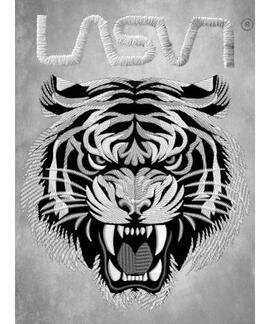 SUDADERA DE HOMBRE LASAL TIGER GRIS OSCURO