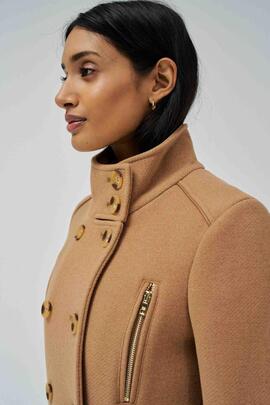 CHAQUETA DE PAÑO GRACE SLIM FIT CAMEL