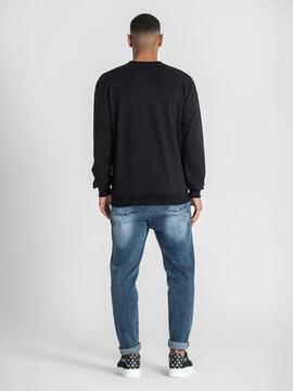 SUDADERA NEGRA LOOK BACK