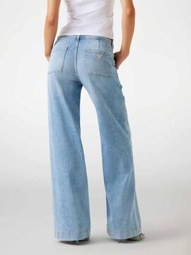PANTALÓN VAQUERO ZOYA WIDE LEG LAGOON LIGHT
