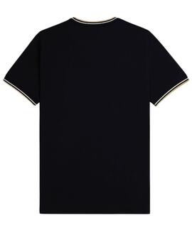 CAMISETA TWIN TIPPED M1588 W53 NAVY / HONEYCOMB / ECRU
