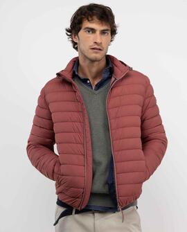 CHAQUETA ACOLCHADA BÁSICA ROJO
