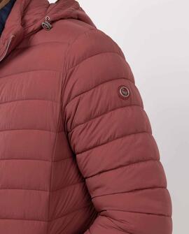 CHAQUETA ACOLCHADA BÁSICA ROJO