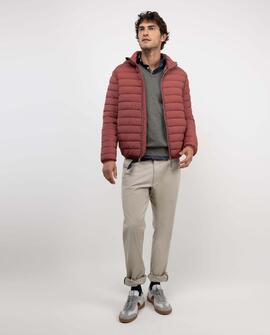 CHAQUETA ACOLCHADA BÁSICA ROJO
