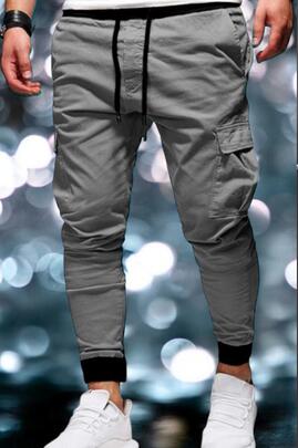 PANTALÓN DE HOMBRE JOGGER CARGO LASAL PLASTIC GRIS
