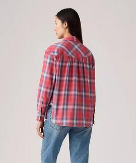 CAMISA HARLIE WESTERN FLANNEL ODETTE PLAID JALAPEÑO