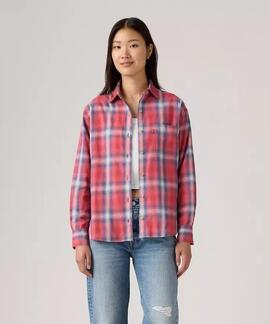 CAMISA HARLIE WESTERN FLANNEL ODETTE PLAID JALAPEÑO