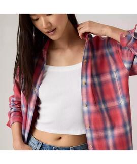 CAMISA HARLIE WESTERN FLANNEL ODETTE PLAID JALAPEÑO